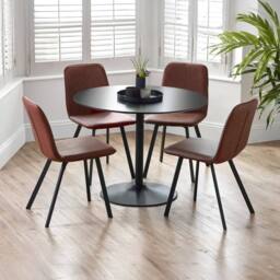 Cheshire Helmsley Premium Antique Brown Dining Chairs - Set of 2 in Dark Brown - thumbnail 5