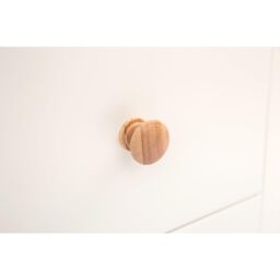 Cabinet Bits Castelli 4 Drawer Chest of Drawers Wood Knob in Off-White - thumbnail 6