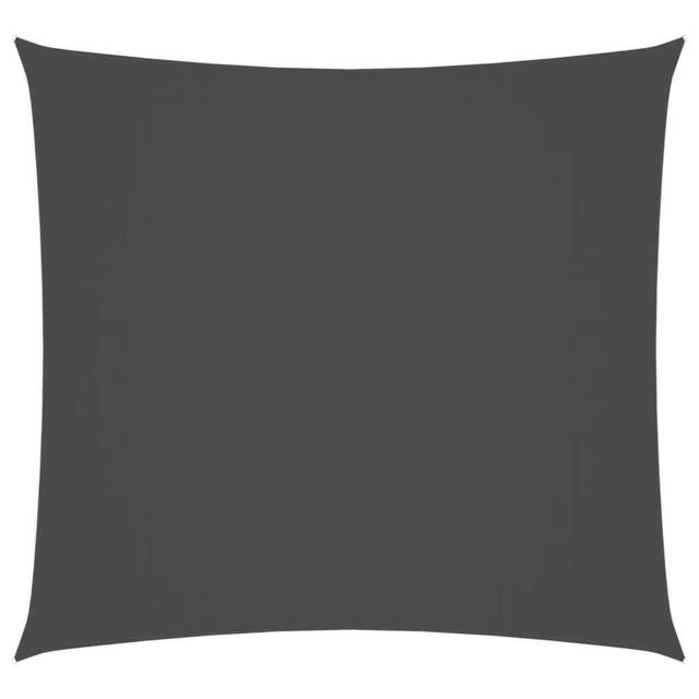 Berkfield Home Sunshade Sail Oxford Fabric Square 3x3 m Anthracite in Charcoal - image 1
