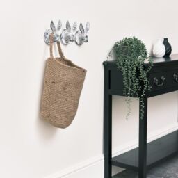 Melody Maison Jute Hanging Basket 40cm X 28cm in Light Brown - Size: 40 cm X 28 cm - thumbnail 6