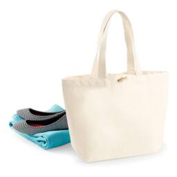 Westford Mill Marina Tote Shopping Bag (20L) in Natural - thumbnail 3