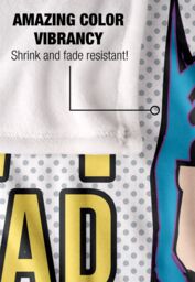 Batman Blanket, 152x127 cm No.1 Dad Silky Touch Super Soft Throw Blanket in White - thumbnail 4