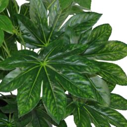 Leaf Artificial Foliage Plant Pot Aralia 60cm Plants in Green - thumbnail 3