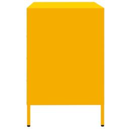 Berkfield Home Sideboard¬†Mustard Yellow 68x39x58.5 cm Cold-rolled Steel - thumbnail 6