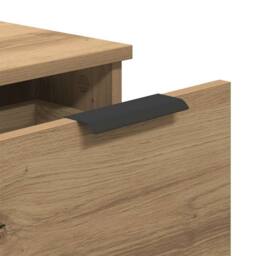 Berkfield Home Sideboards 2 pcs Artisan Oak 30x30x70 cm Engineered Wood in Brown - Size: 30 x 30 x 70 cm - thumbnail 9