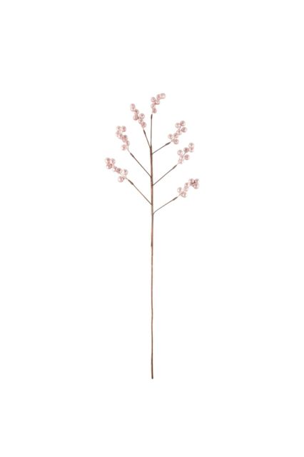 VFM e-Store Glitter Berry Pick Christmas Decoration Ornament X 1 73cm Rose Gold - image 1