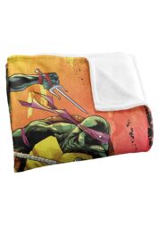 Teenage Mutant Ninja Turtles TMNT Gradient Group Splash Silky Touch Super Soft Throw Blanket 152 X 127 cm in White - thumbnail 3