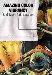 Teenage Mutant Ninja Turtles TMNT Gradient Group Splash Silky Touch Super Soft Throw Blanket 152 X 127 cm in White - thumbnail 4