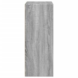 Berkfield Home Bookcase Grey Sonoma 60x30x77 cm Engineered Wood - Size: 60 x 30 x 77 cm - thumbnail 5