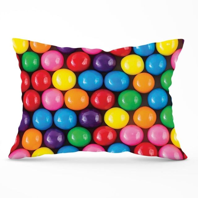 Warren Reed - Designer Brightly Colored Gum Balls Cushions in Pink - Size: 60 cm x 60 cm - image 1