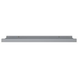 Berkfield Home Picture Frame Ledge Shelves 2 pcs Grey 60x9x3 cm MDF - Size: 60 x 9 x 3 cm - thumbnail 4