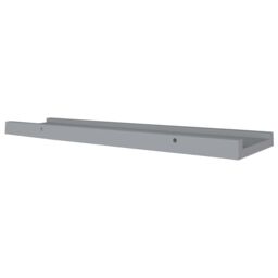 Berkfield Home Picture Frame Ledge Shelves 2 pcs Grey 60x9x3 cm MDF - Size: 60 x 9 x 3 cm - thumbnail 6