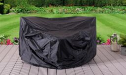 Comfy Living Ltd Rattan Garden Bistro Set With Round Table & 2 Chairs In Various Colours With Cover in Brown - thumbnail 2