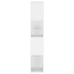 Berkfield Home Classic Book Cabinet Room Divider White 100x24x124 cm - Size: 100 x 24 x 124 cm - thumbnail 6