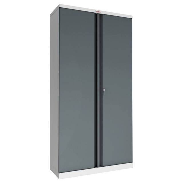 Phoenix Safe Company Steel Storage Cupboard with Key Lock in Anthracite Grey, ​SCL1891GAK in Dark Grey - Size: 180 cm x 90 cm - image 1