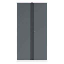 Phoenix Safe Company Steel Storage Cupboard with Key Lock in Anthracite Grey, ​SCL1891GAK in Dark Grey - Size: 180 cm x 90 cm - thumbnail 3