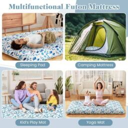 Costway King Size Japanese Floor Mattress Futon Mattress 190x135x10cm - thumbnail 5