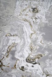 Kukoon Grey Gold Metallic Distressed Marble Rug in Metallic Gold - Size: 160 cm x 230 cm - thumbnail 1