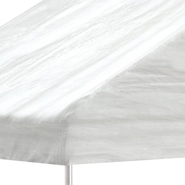 Berkfield Home Gazebo with Roof White 4.08x2.23x3.22 m Polyethylene - image 1