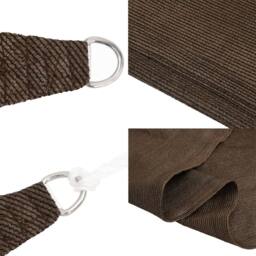 Berkfield Home Sunshade Sail 160 g/m¬≤ Brown 3x4 m HDPE - thumbnail 6