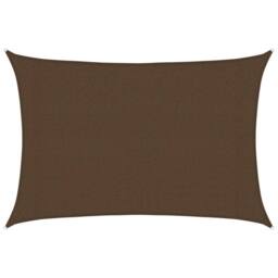 Berkfield Home Sunshade Sail 160 g/m¬≤ Brown 3x4 m HDPE - thumbnail 3