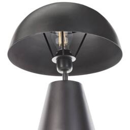 Wyld and Coco Handmade Iron Table Lamp Matte Black - thumbnail 4