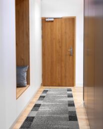 RugsX Silver Etna Runner in Grey - Size: 100 cm x 360 cm - thumbnail 4