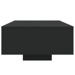 Berkfield Home Coffee Table with LED Lights Black 85x55x31 cm - Size: 85 x 55 x 31 cm - thumbnail 6