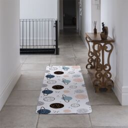Benjamin Tate Design Child Hand Drawn Space Elements Runner Rug in Natural - Size: 67 cm x 230 cm - thumbnail 3