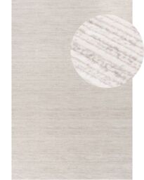 THE RUGS Carmel Modern Area Rugs & Runners Striped Design Soft Pile in Grey - Size: 80 cm x 300 cm - thumbnail 2