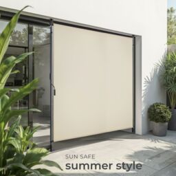tectake Retractable Awning Taija in Beige - Size: 150 cmx 310 cm - thumbnail 7
