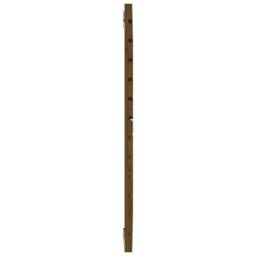 Berkfield Home Wall Headboard Honey Brown 126x3x91.5 cm Solid Wood Pine - thumbnail 5
