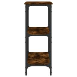 Berkfield Home Console Table Smoked Oak 100x29x75 cm Engineered Wood in Brown - Size: 100 x 29 x 75 cm - thumbnail 5