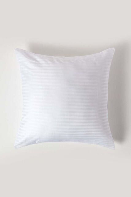 Homescapes Continental Pillowcase Egyptian Cotton 330 TC, 60 x 60 cm in White - image 1