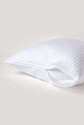 Homescapes Continental Pillowcase Egyptian Cotton 330 TC, 60 x 60 cm in White - thumbnail 3