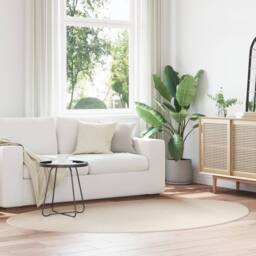 "Berkfield Home Rug ""HUARTE"" Short Pile Soft & Washable Beige 160x230 cm - Size: Medium" - thumbnail 1