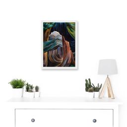 Artery8 Emily Carr Forest British Columbia Painting Artwork Framed Wall Art Print A4 in White - thumbnail 2