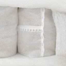 The Tiny Bed Company Luxury Pocket Sprung Cot Mattress to fit Stokke Sleepi V2 (122 x 68cm) in White - Size: Cot Bed - thumbnail 2