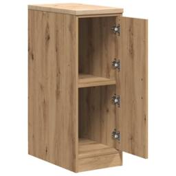 Berkfield Home Garage Storage Cabinet Artisan Oak 30x51x85 cm Solid Wood Pine in Brown - Size: 30 x 51 x 85 cm - thumbnail 5