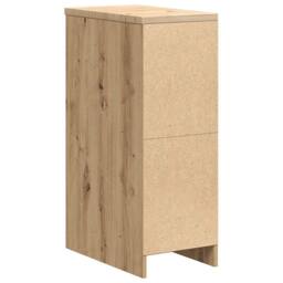 Berkfield Home Garage Storage Cabinet Artisan Oak 30x51x85 cm Solid Wood Pine in Brown - Size: 30 x 51 x 85 cm - thumbnail 8