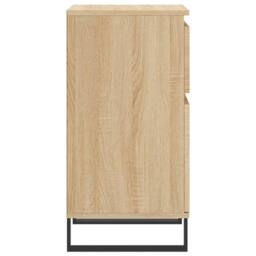 Berkfield Home Sideboard Sonoma Oak 40x35x70 cm Engineered Wood in Light Brown - Size: 40 x 35 x 70 cm - thumbnail 7