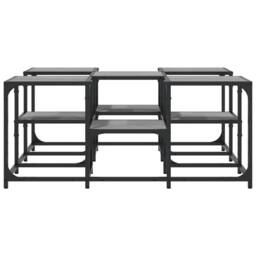 Berkfield Home Coffee Table Grey Sonoma 91x91x40 cm Engineered Wood - Size: 91 x 91 x 40 cm - thumbnail 5