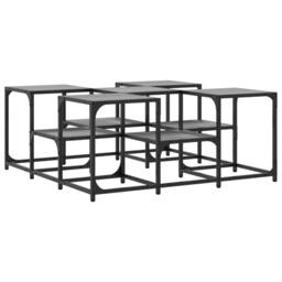 Berkfield Home Coffee Table Grey Sonoma 91x91x40 cm Engineered Wood - Size: 91 x 91 x 40 cm - thumbnail 7