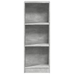 Berkfield Home Bookcase Concrete Grey 40x24x109 cm Engineered Wood - Size: 40 x 24 x 109 cm - thumbnail 4