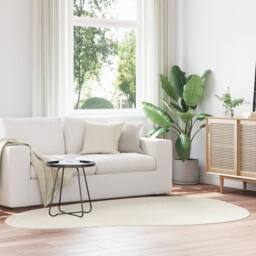 Berkfield Home Rug 'HUARTE' Short Pile Soft & Washable Cream 160x230 cm - Size: Medium - thumbnail 1