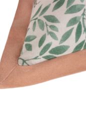 Wylder Silkmoth Bordered Floral 100% Cotton Cushion in Pale Pink - Size: 50 cm x 50 cm - thumbnail 4