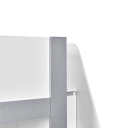 Cheshire Quince Bunk Bed - White & Silver - Single (90cm) - thumbnail 7