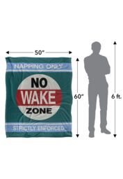 JQ Licensing James Piazza Coastal No Wake Zone Silky Touch Super Soft Throw Blanket 152 X 127 cm in White - thumbnail 5