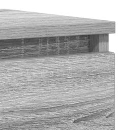 Berkfield Home Sideboard Grey Sonoma 100x35x76 cm Engineered Wood - Size: 100 x 35 x 76 cm - thumbnail 9
