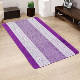 Smart Living Heavy Duty Machine Washable Hallway Kitchen Non Slip Door Mat in Purple - Size: 80 cm x 150 cm - thumbnail 1